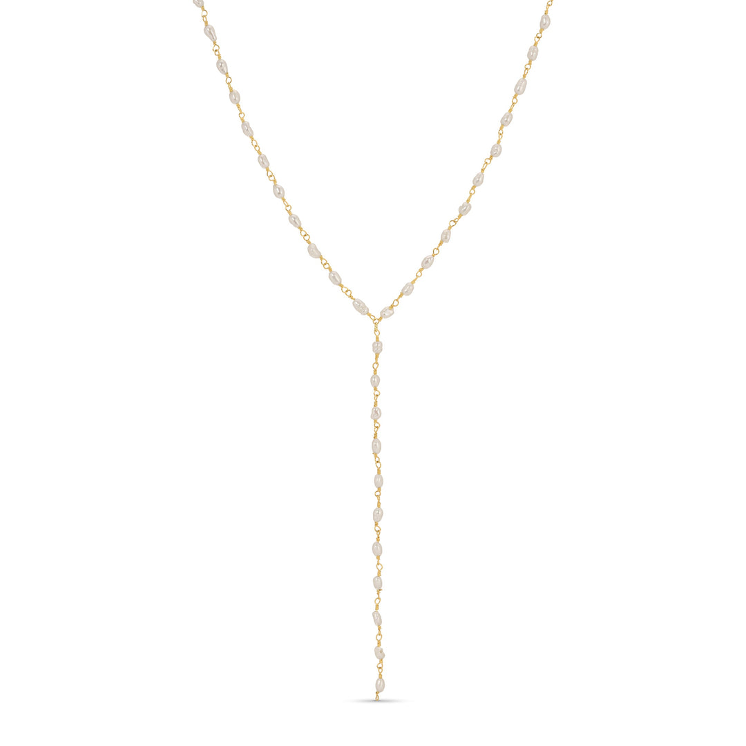 Petite Pearl Lariat