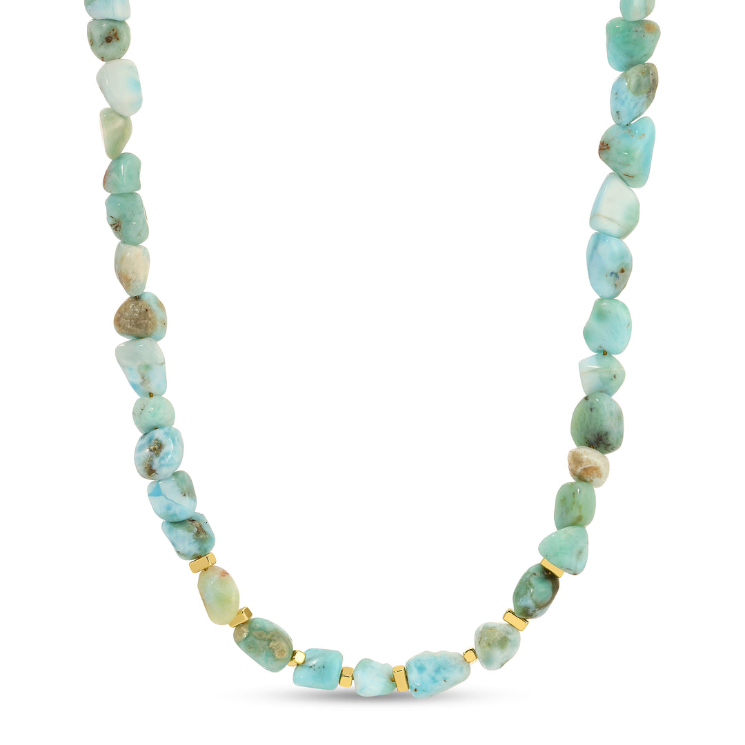 Larimar Pebble Necklace