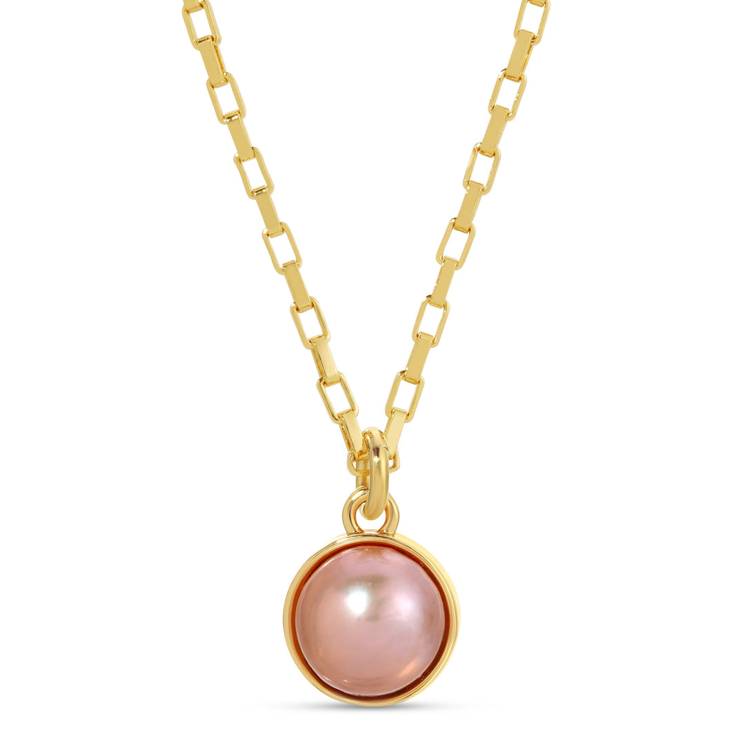 Pink Pearl Necklace