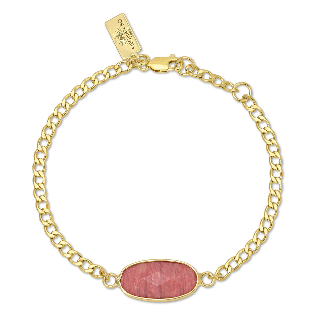 Red Carnelian Gemstone Bracelet
