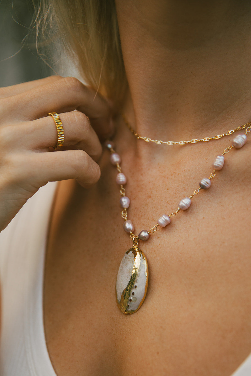 Pacific Pearl & Shell Necklace