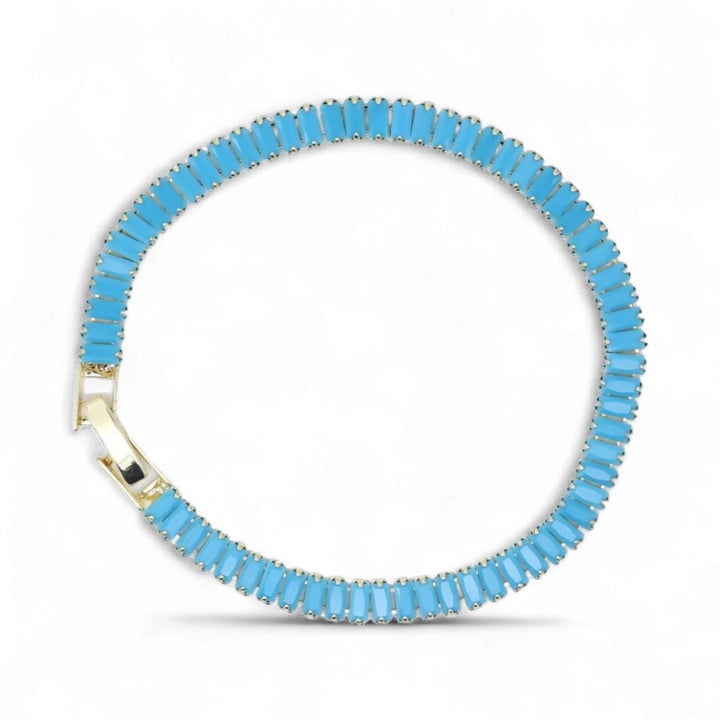 Turquoise Baguette Bracelet