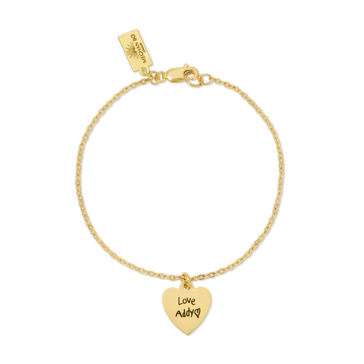 Heart Handwriting Bracelet