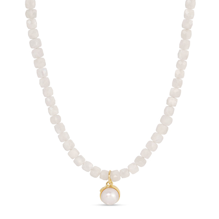 Candace Necklace in Moonstone