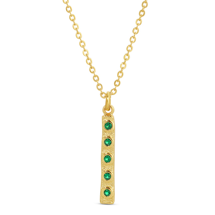 Five Points Emerald Necklace