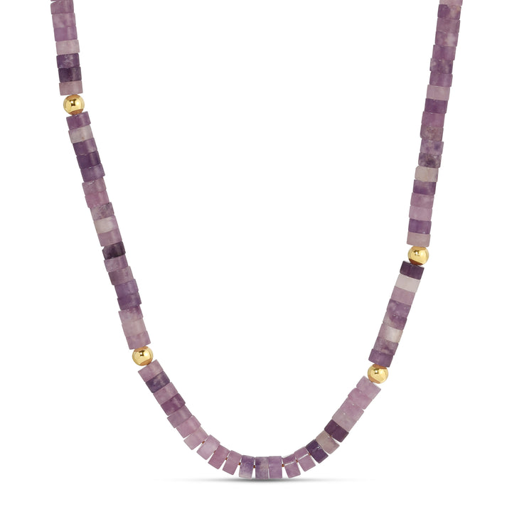 Lepidolite Layer Necklace