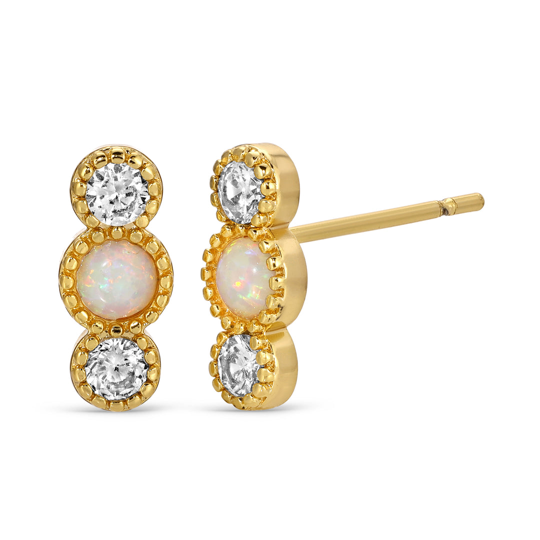 Opal Dots Earrings