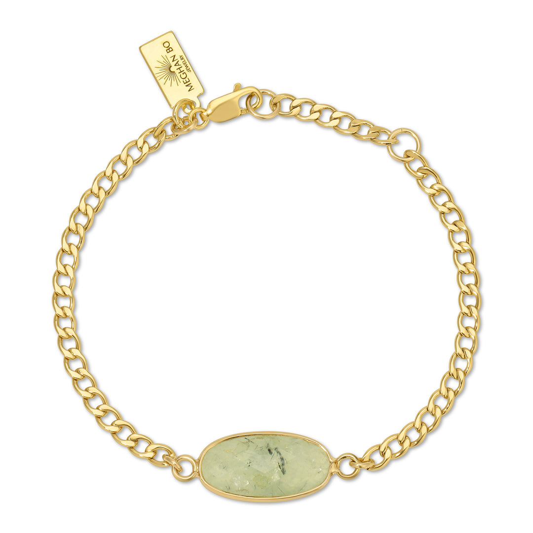 Prasiolite Gemstone Bracelet