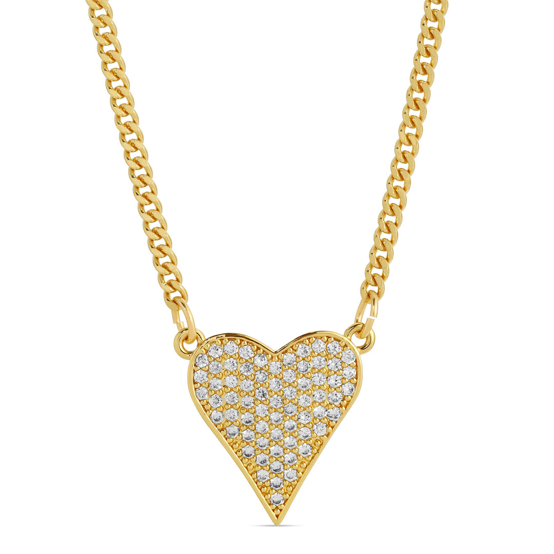 Sparkled Heart Necklace