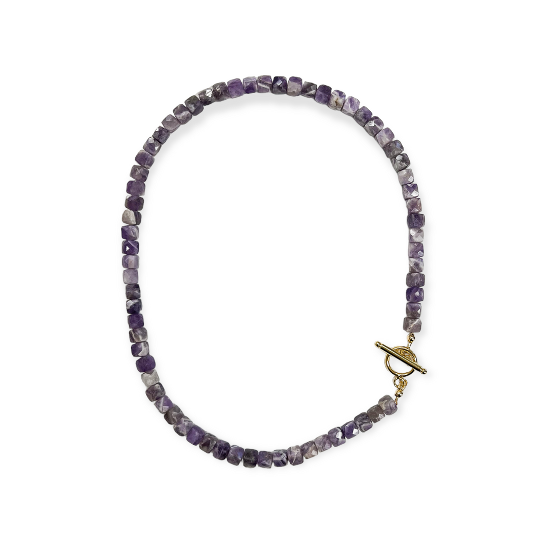 Amethyst Toggle Necklace