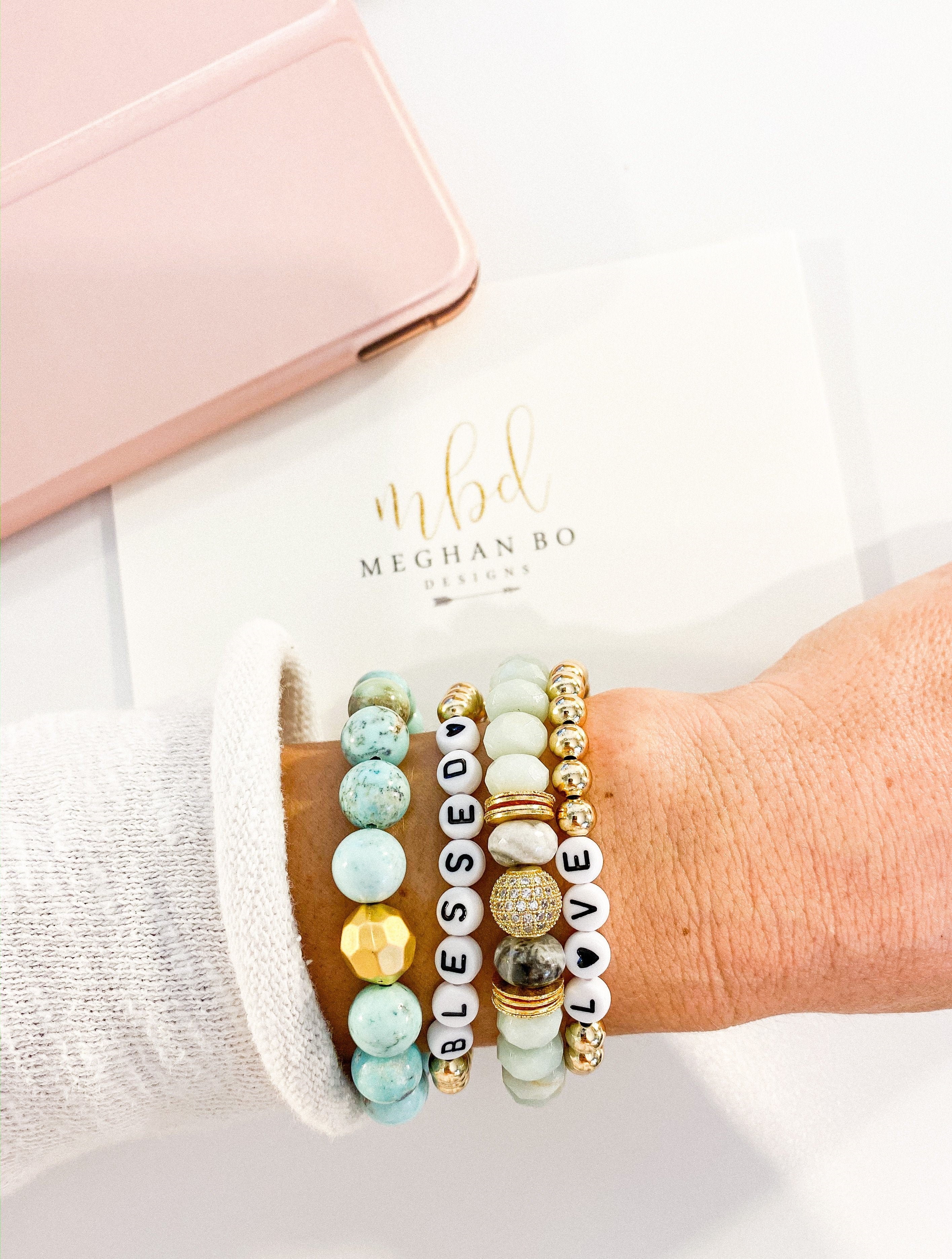 Love Notes Gold Fill Bracelet Meghan Bo Designs
